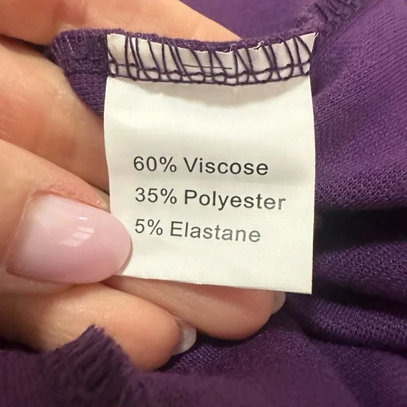 Purple Cocktail Dress- Large - Picture 7 of 8